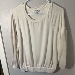 Express Women's White Sweatshirt